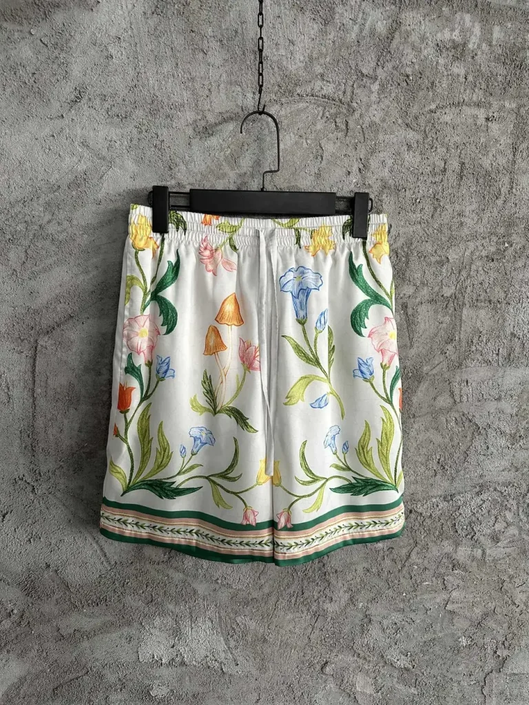 Casablanca 2024SS Silk Printed Shorts #0358
