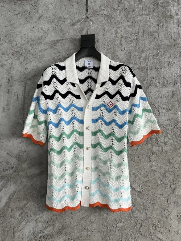 Casablanca 2025SS Cotton Knit Knit Shirt #0363