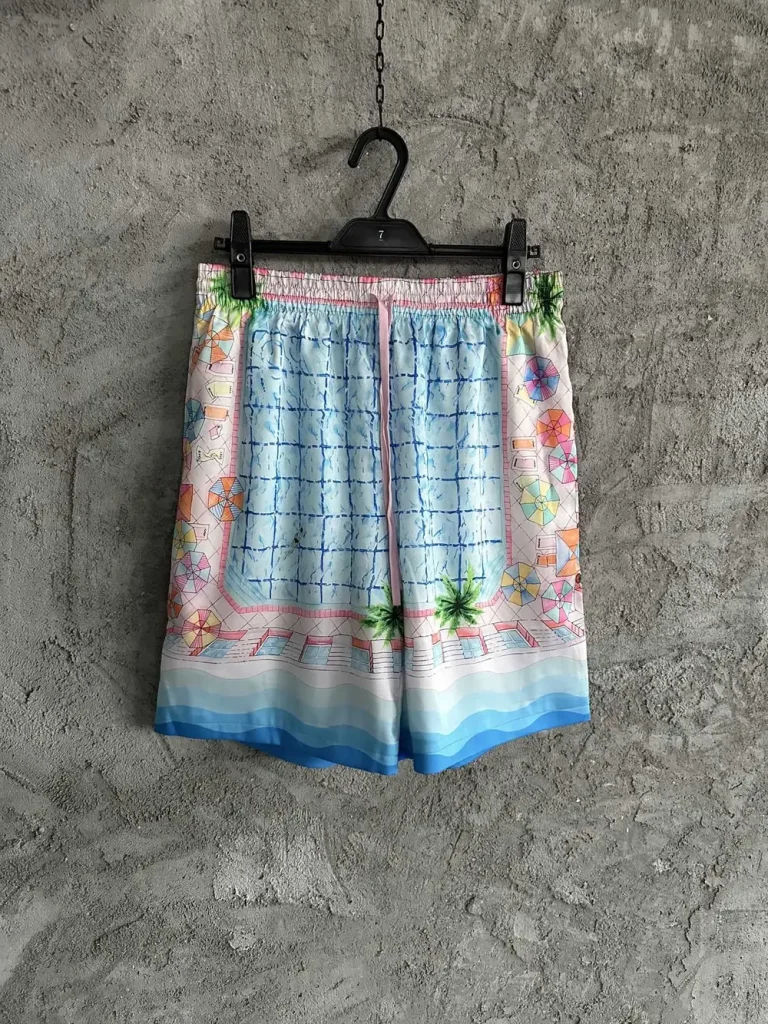Casablanca 2024SS Silk Printed Shorts #0364