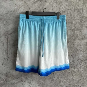 Casablanca Silk-Feel Printed Shorts