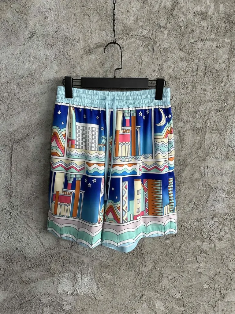 Casablanca 2024SS Silk Printed Shorts #0377