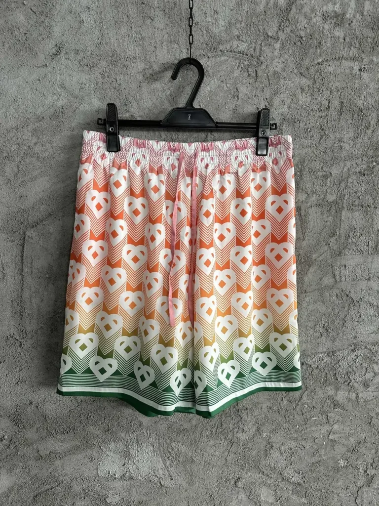 Casablanca 2024SS Silk Printed Shorts #0381