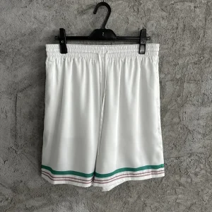 Casablanca Silk-Feel Printed Shorts