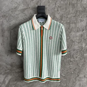Casablanca Cotton-Feel Knit Shirt