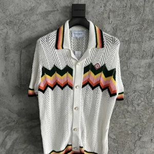 Casablanca Cotton-Feel Knit Shirt