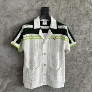 Casablanca Cotton-Feel Knit Shirt