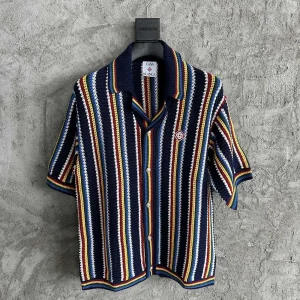 Casablanca Cotton-Feel Knit Shirt