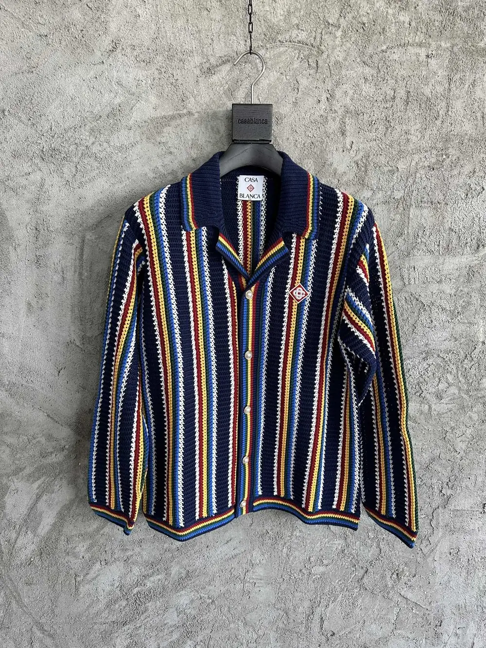 Casablanca Cotton-Feel Knit Shirt