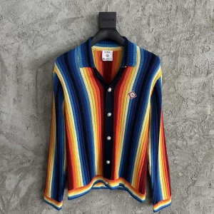Casablanca Cotton-Feel Knit Shirt