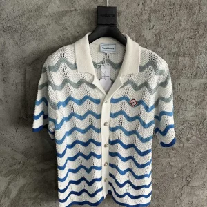Casablanca Cotton-Feel Knit Shirt