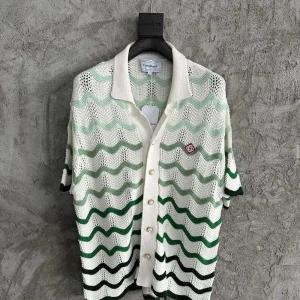 Casablanca Cotton-Feel Knit Shirt