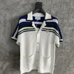 Cotton-Feel Textured Knit Shirt