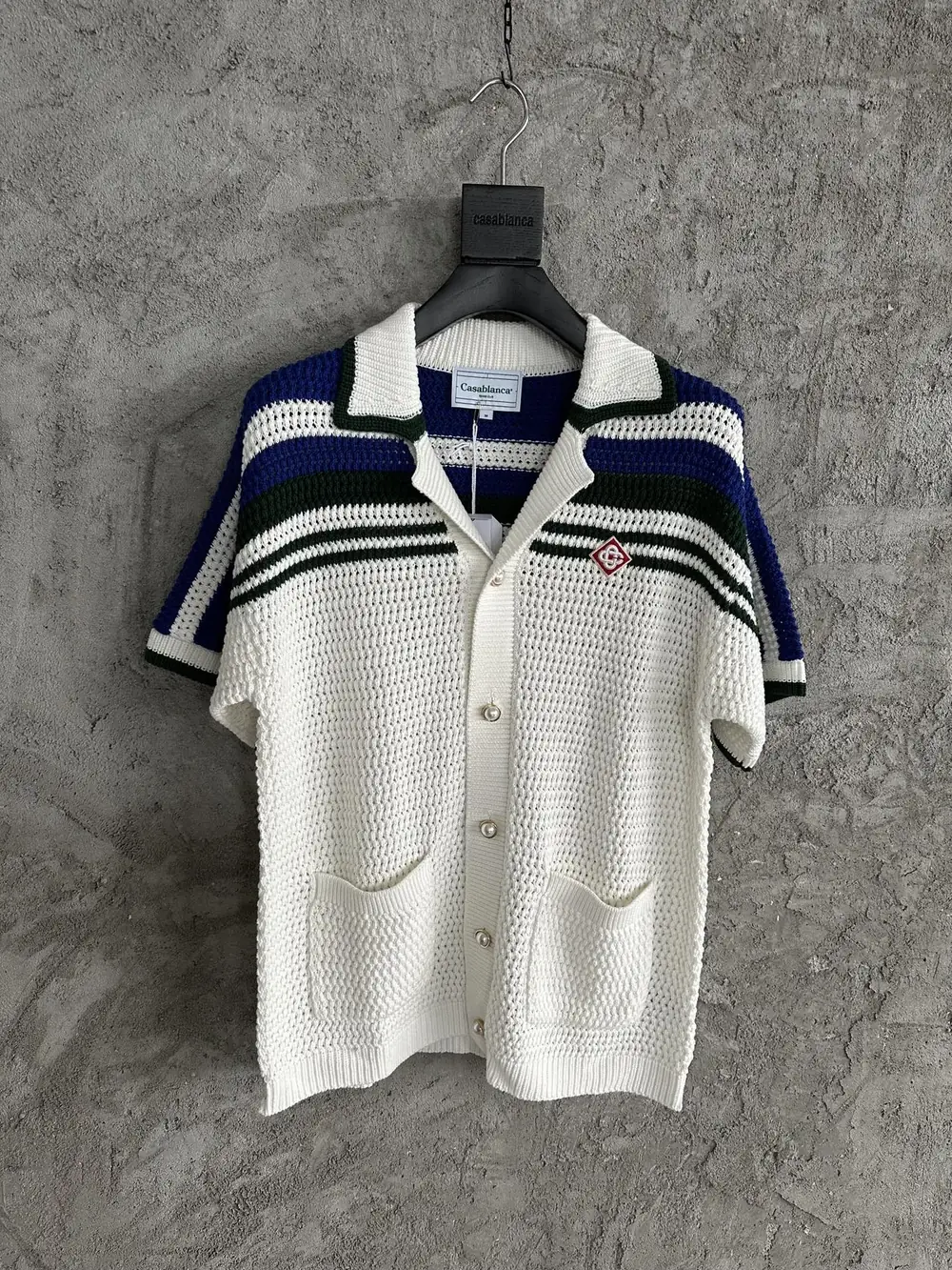 Casablanca Cotton-Feel Knit Shirt