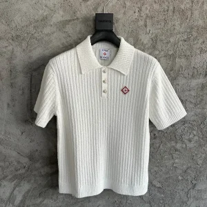 Casablanca Cotton-Feel Knit Shirt
