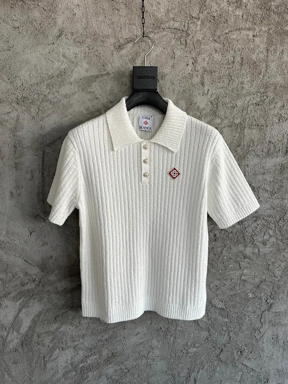 Casablanca Cotton-Feel Knit Shirt