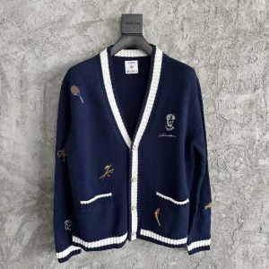 Casablanca Wool Embroidered Apparel