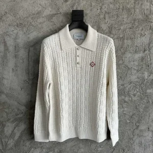 Casablanca Wool Printed Knit Shirt