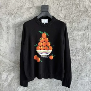 Casablanca Cotton-Feel Printed Knit Shirt