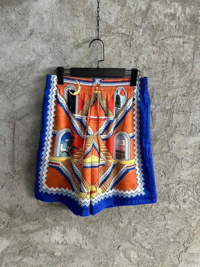 Casablanca 2024SS Silk Printed Shorts #0010