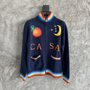 Casablanca Cotton-Feel Pullover Sweater