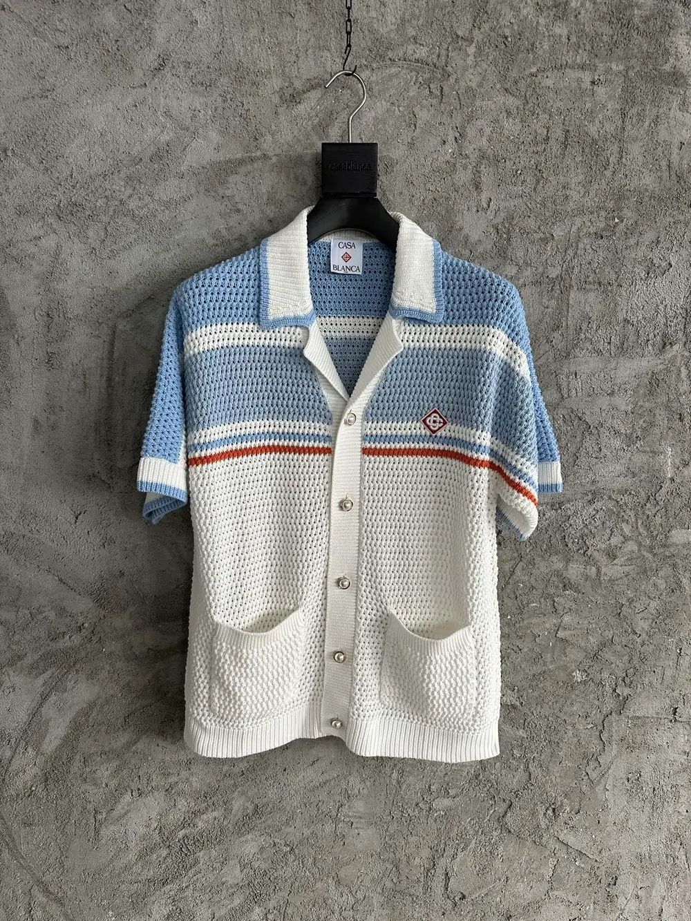 Casablanca Cotton-Feel Knit Shirt