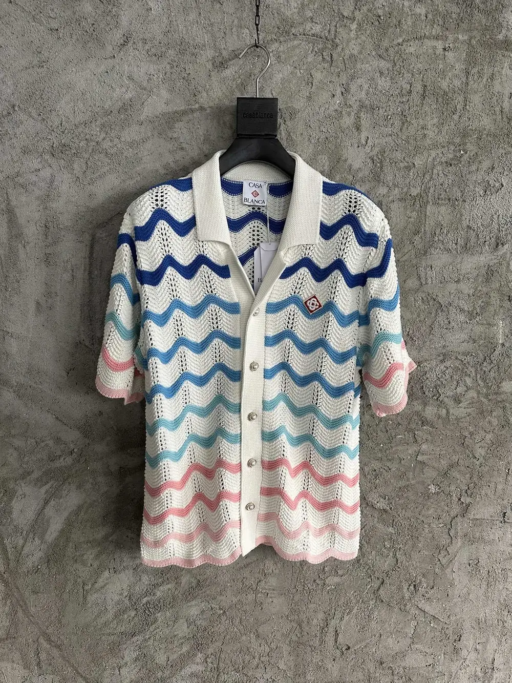 Casablanca Cotton-Feel Knit Shirt