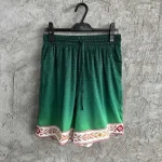 Silk-Feel Printed Shorts