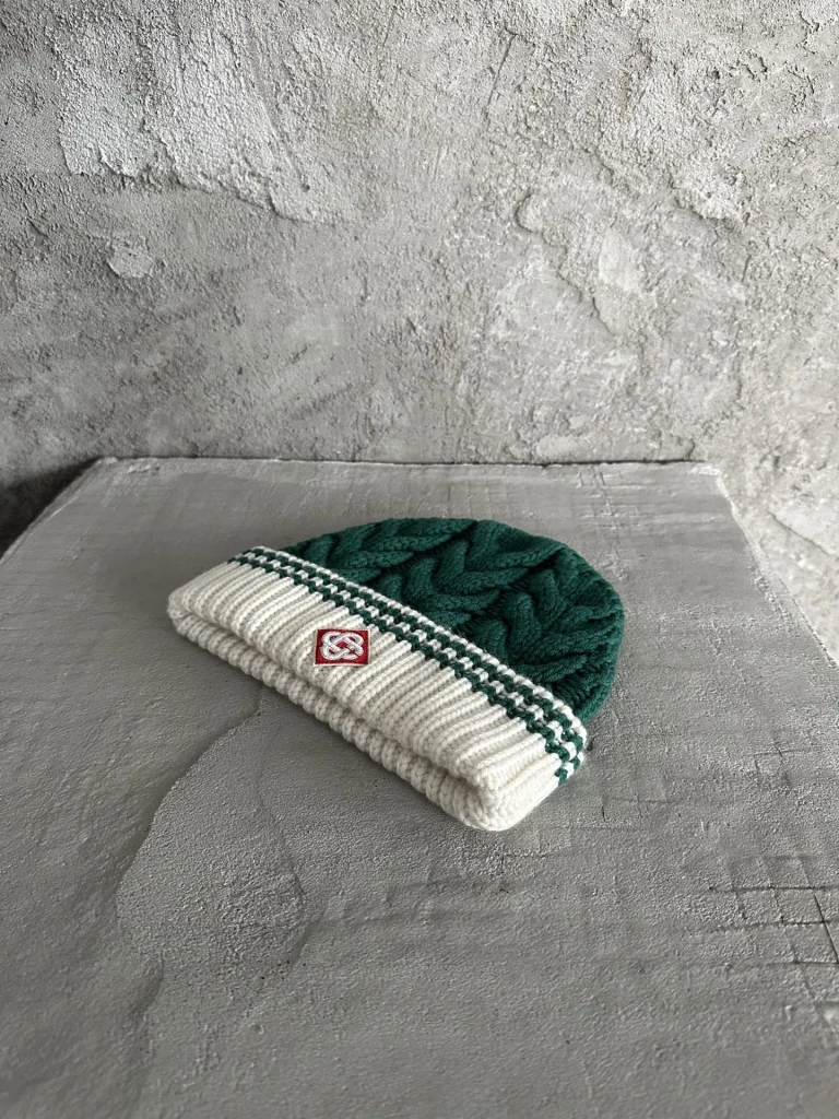 Cotton-Feel Knit Beanie