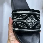 Embroidered Slides