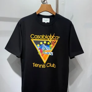 Casablanca Cotton Printed Round Neck T-Shirt #C6618B