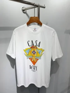 Casablanca Cotton Printed Round Neck T-Shirt #C6629-1