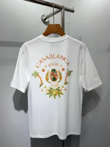 Casablanca Cotton Printed Round Neck T-Shirt #C6638