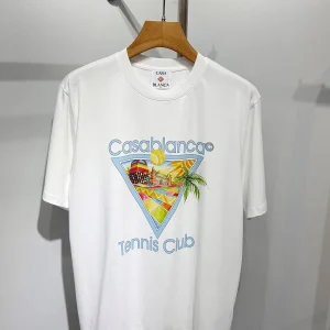 Casablanca Cotton Printed Round Neck T-Shirt #C6640