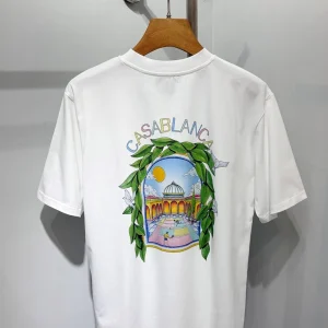 Casablanca Cotton Printed Round Neck T-Shirt #C6677