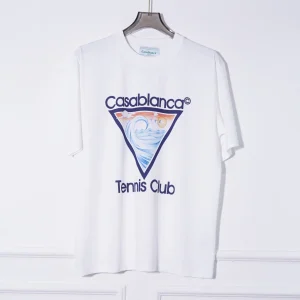 Casablanca Cotton Printed Round Neck T-Shirt #C6722W