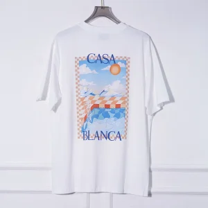 Casablanca Cotton Printed Round Neck T-Shirt #C6723W