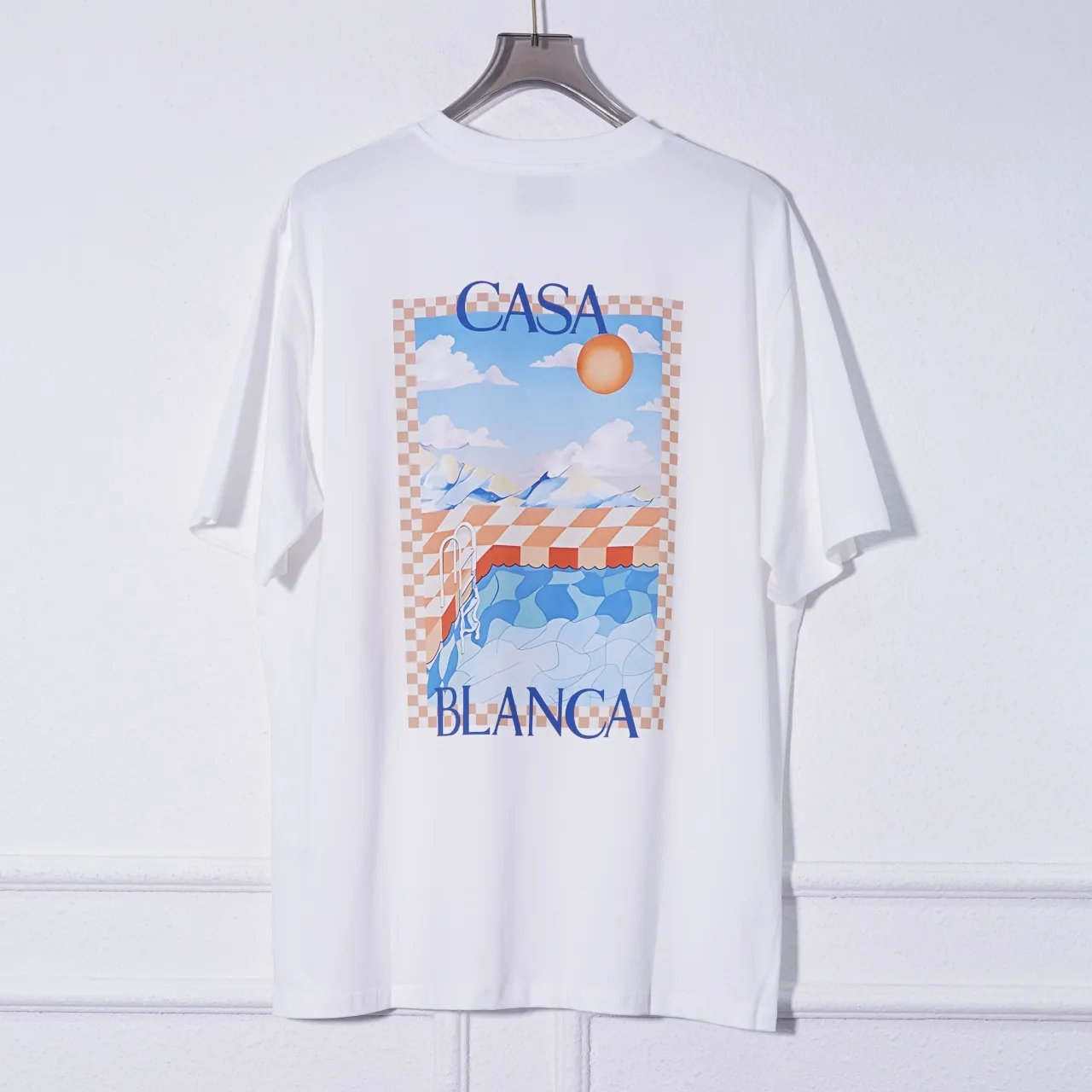Casablanca Cotton Printed Round Neck T-Shirt #C6723W