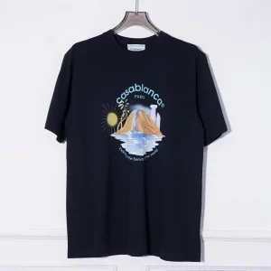 Casablanca Cotton Printed Round Neck T-Shirt #C6724B
