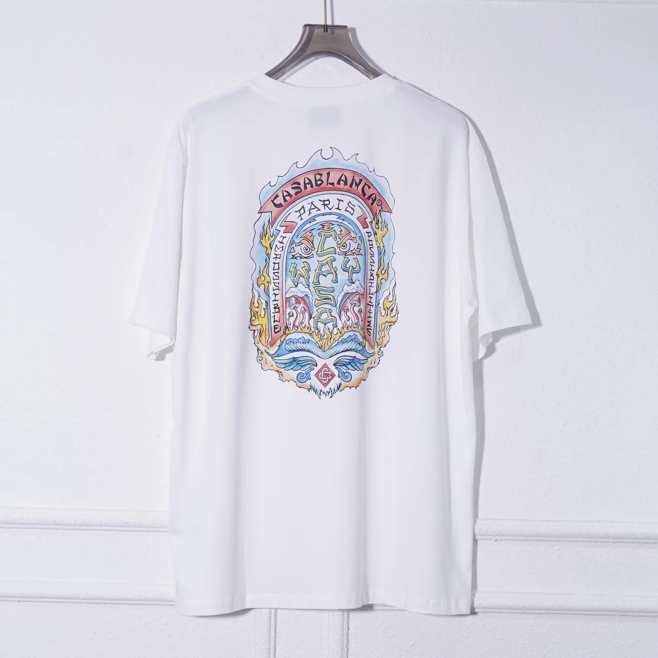 Casablanca Cotton-Feel Printed T-Shirt
