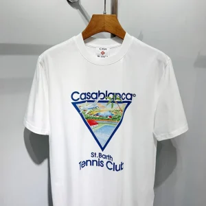 Casablanca Cotton-Feel Printed T-Shirt