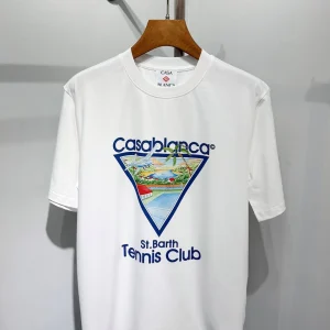 Casablanca Cotton-Feel Printed T-Shirt