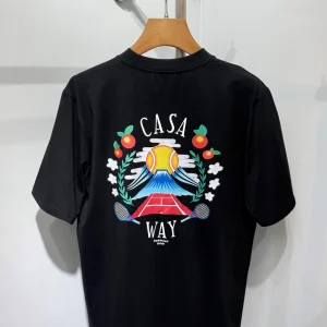 Casablanca Cotton-Feel Printed T-Shirt
