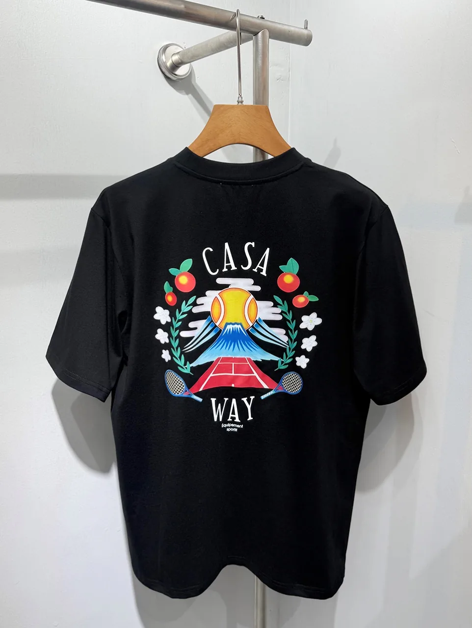Casablanca Cotton-Feel Printed T-Shirt