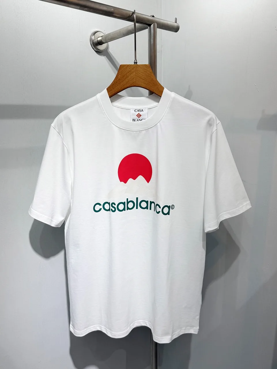 Casablanca Cotton-Feel Printed T-Shirt