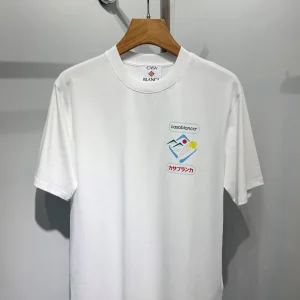 Casablanca Cotton-Feel Printed T-Shirt