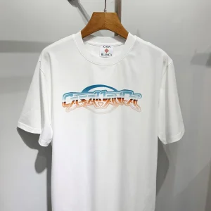 Casablanca Cotton-Feel Printed T-Shirt