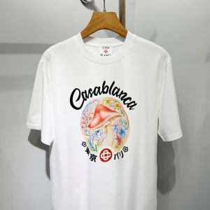 Casablanca Cotton-Feel Printed T-Shirt