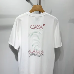 Casablanca Cotton-Feel Printed T-Shirt