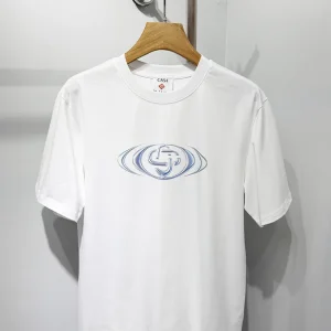 Casablanca Cotton-Feel Printed T-Shirt
