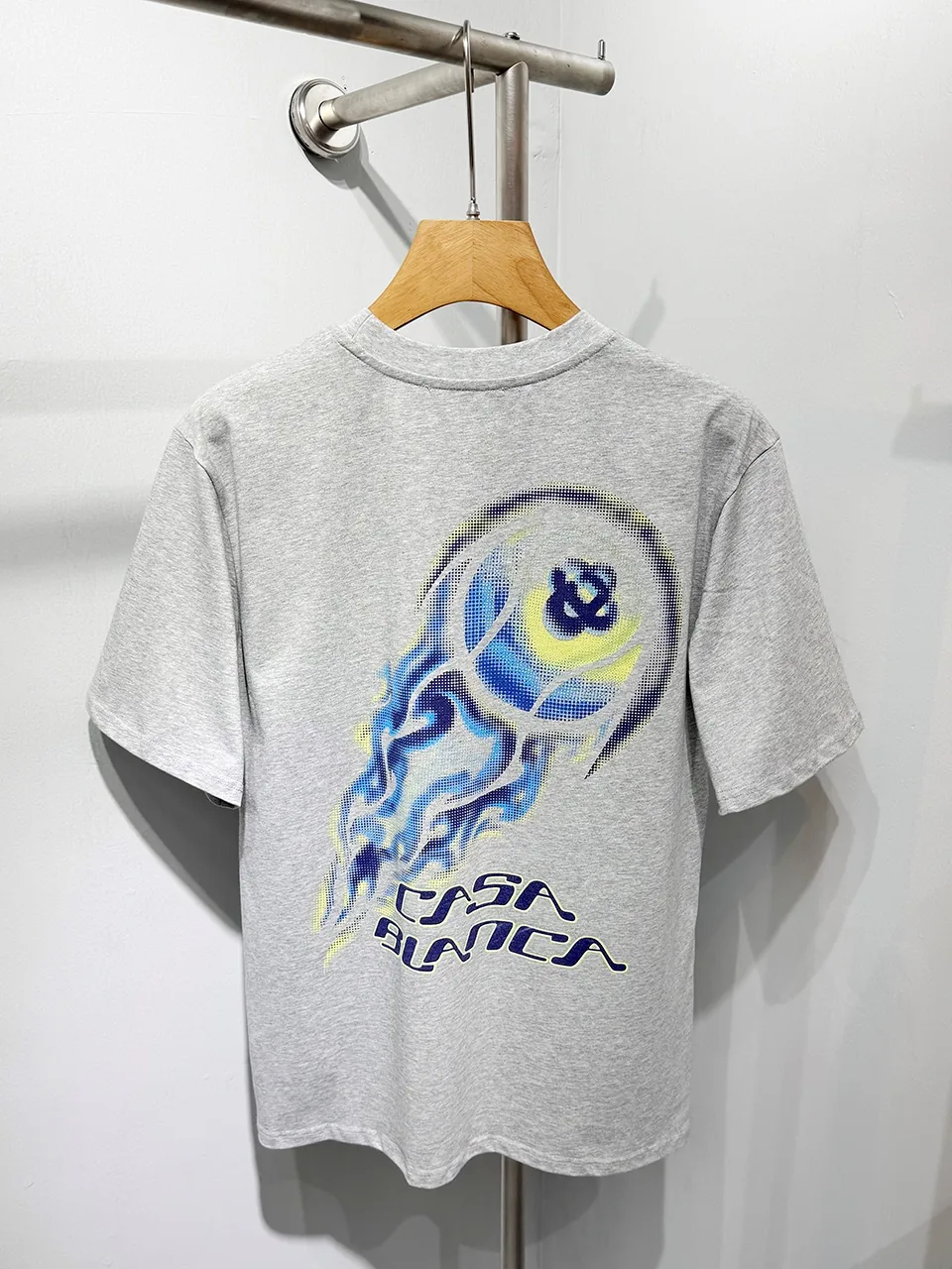 Casablanca Cotton-Feel Printed T-Shirt - Image 2